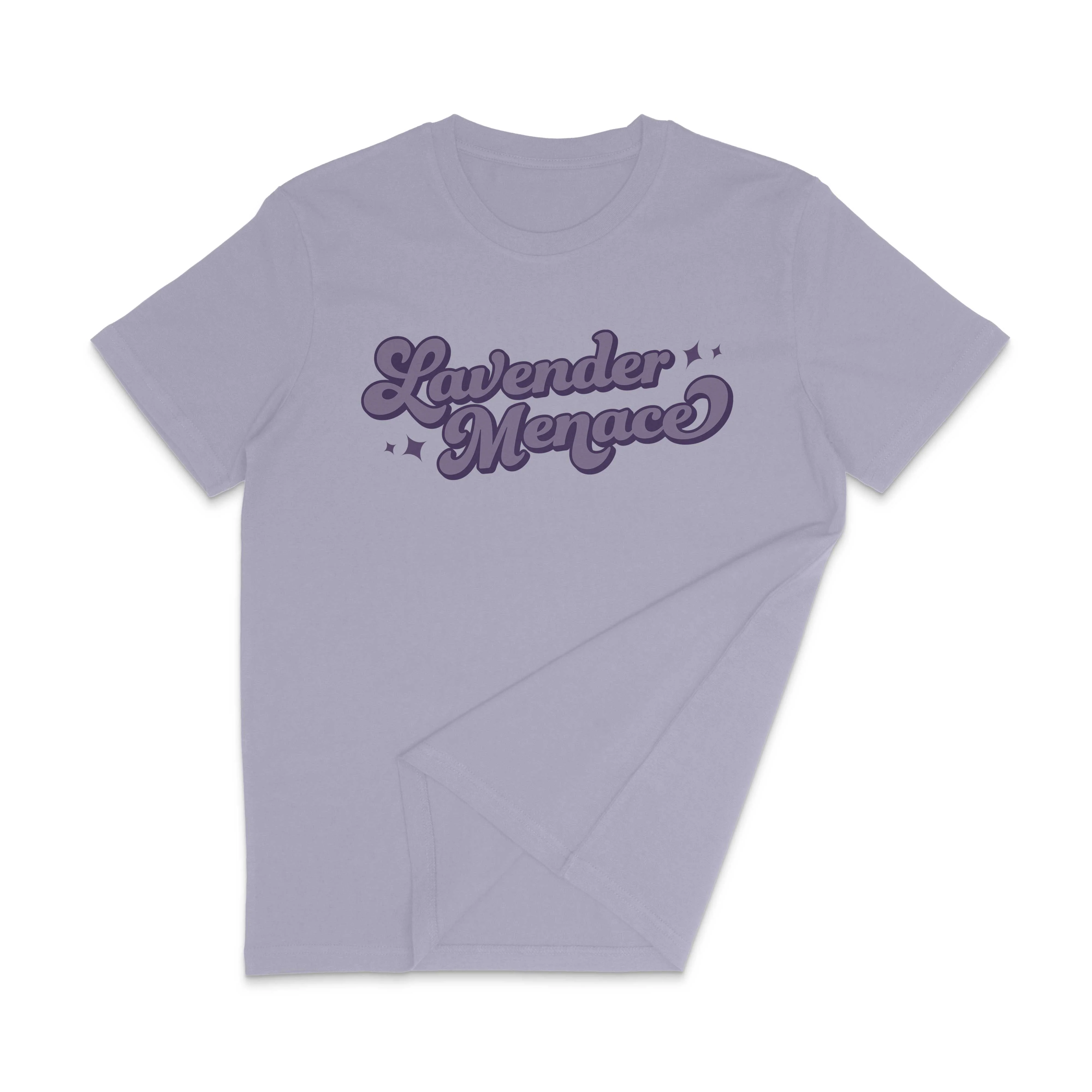 Lavender Menace Retro Pride Shirt - Image 2