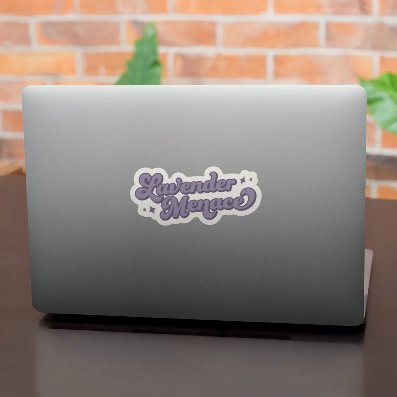 Lavender Menace Vinyl Sticker - Image 2