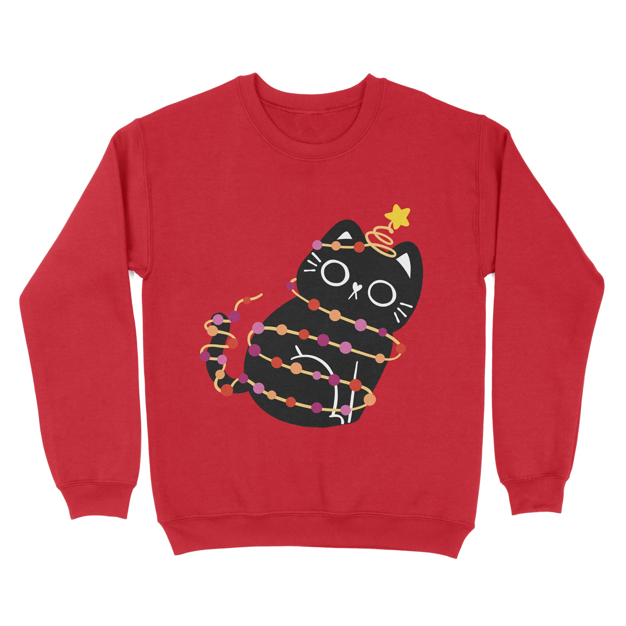 Lesbian Cat Christmas Jumper - Image 2