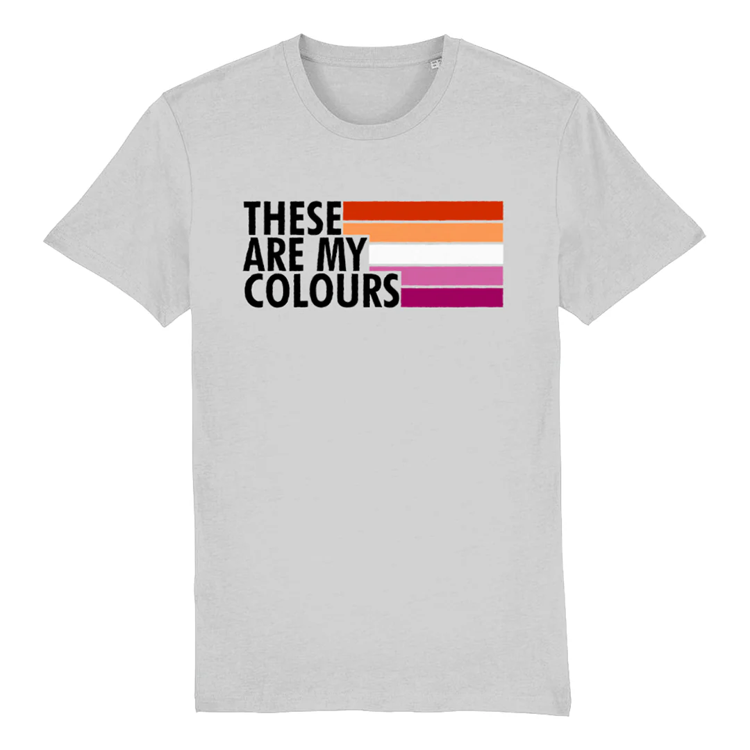 Lesbian Community Flag Pride Shirt - These Are My Colours - Image 2