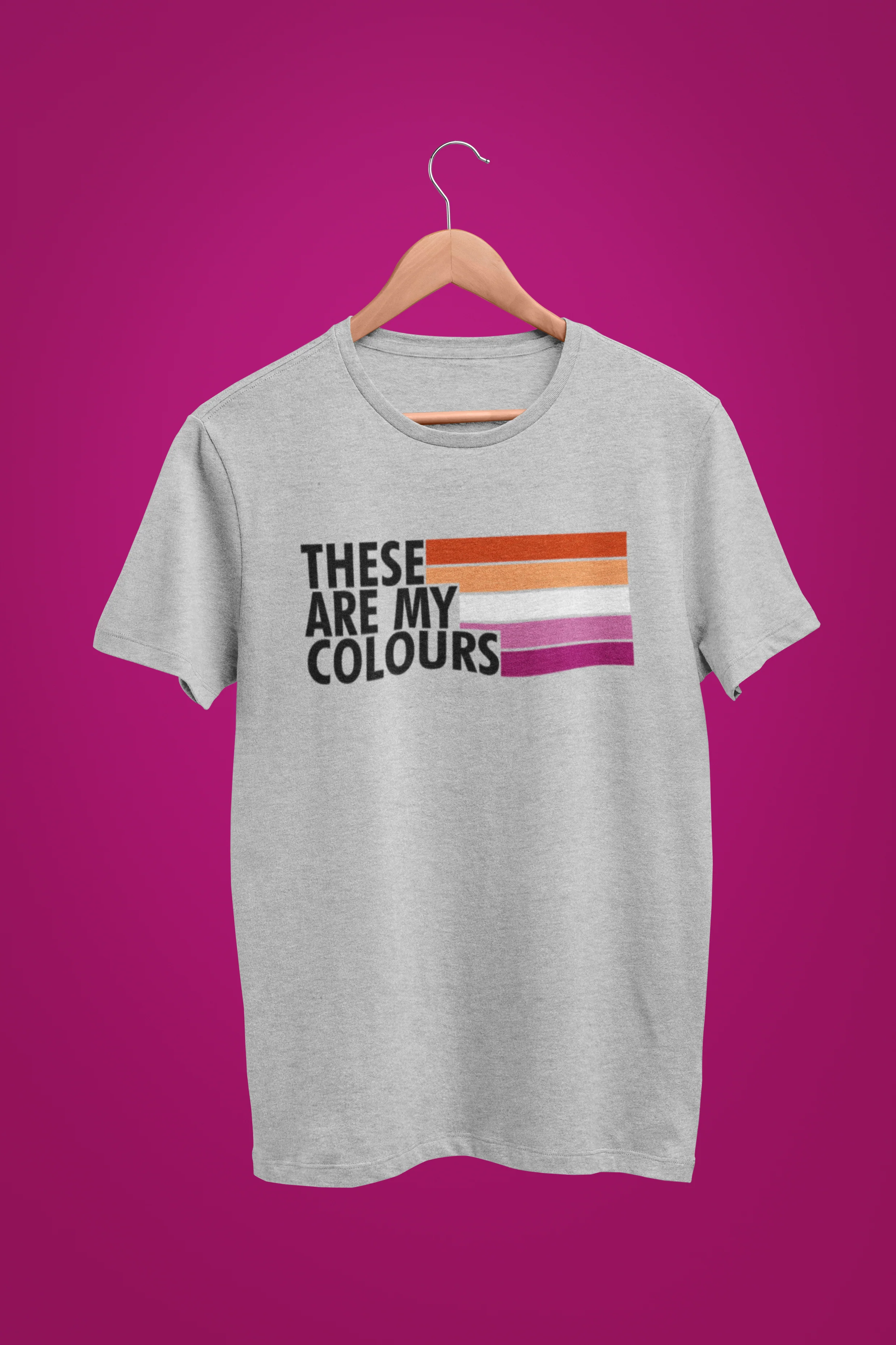Lesbian Community Flag Pride Shirt - These Are My Colours - Image 3