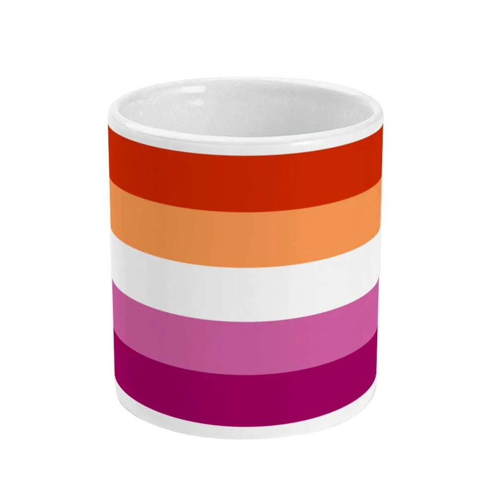 Lesbian Pride Flag Coffee Mug - Image 2