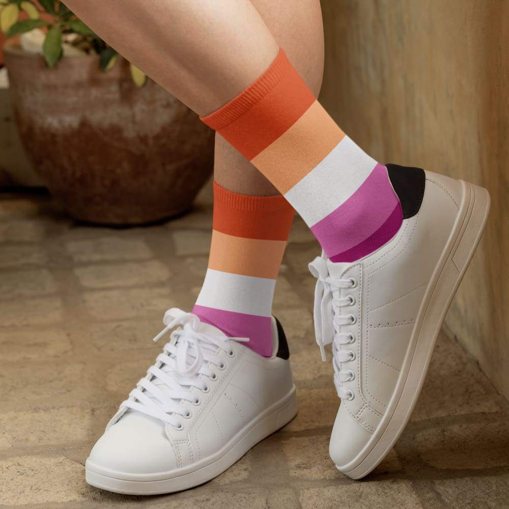 Lesbian Flag Socks - Image 3