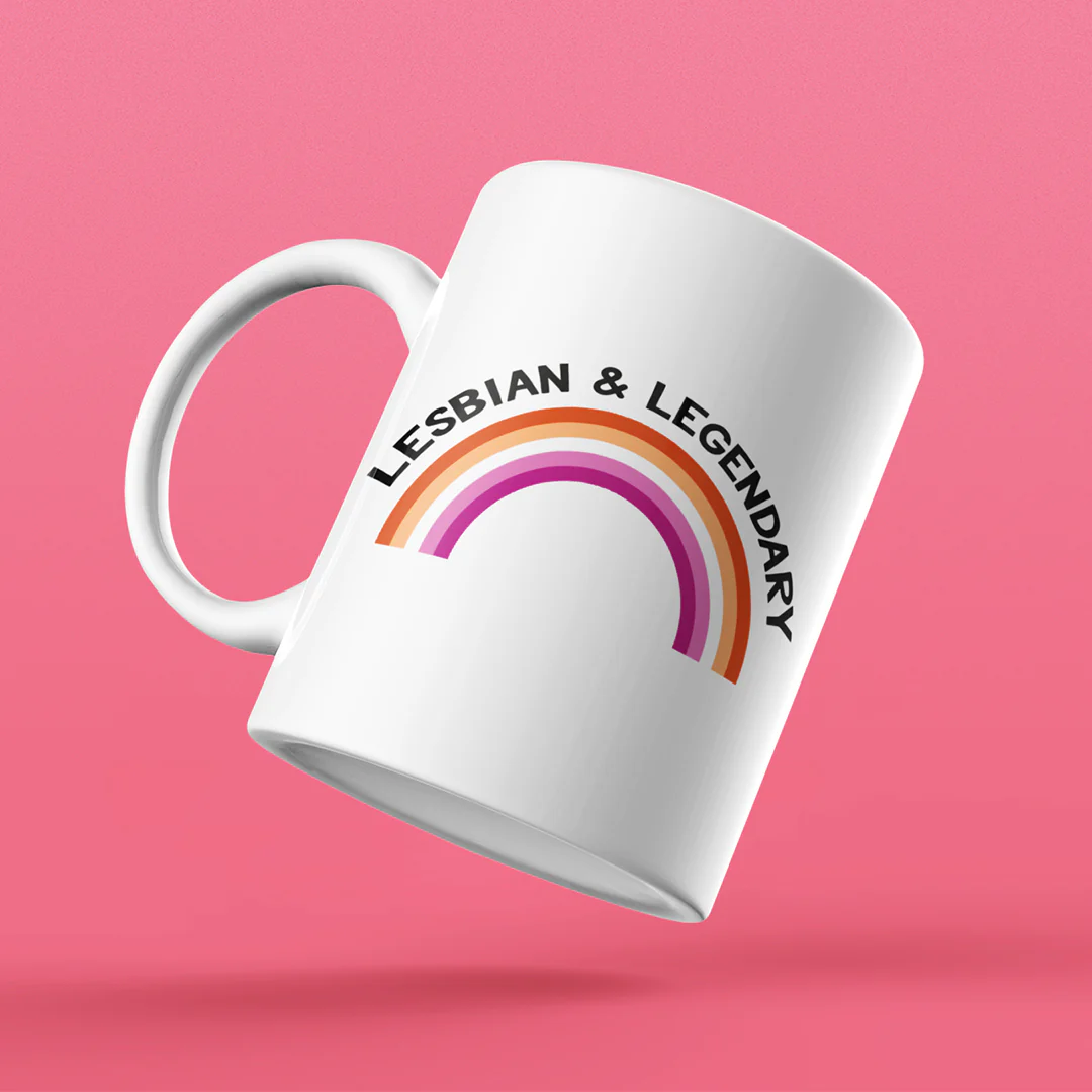 Lesbian & Legendary Coffee Mug - Image 4