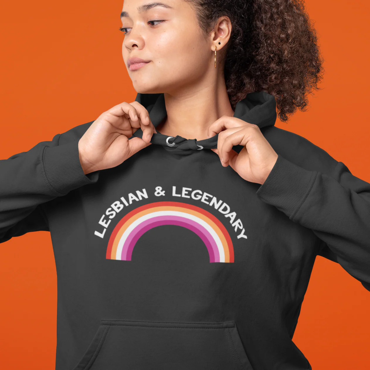 Lesbian & Legendary Hoodie - Image 2
