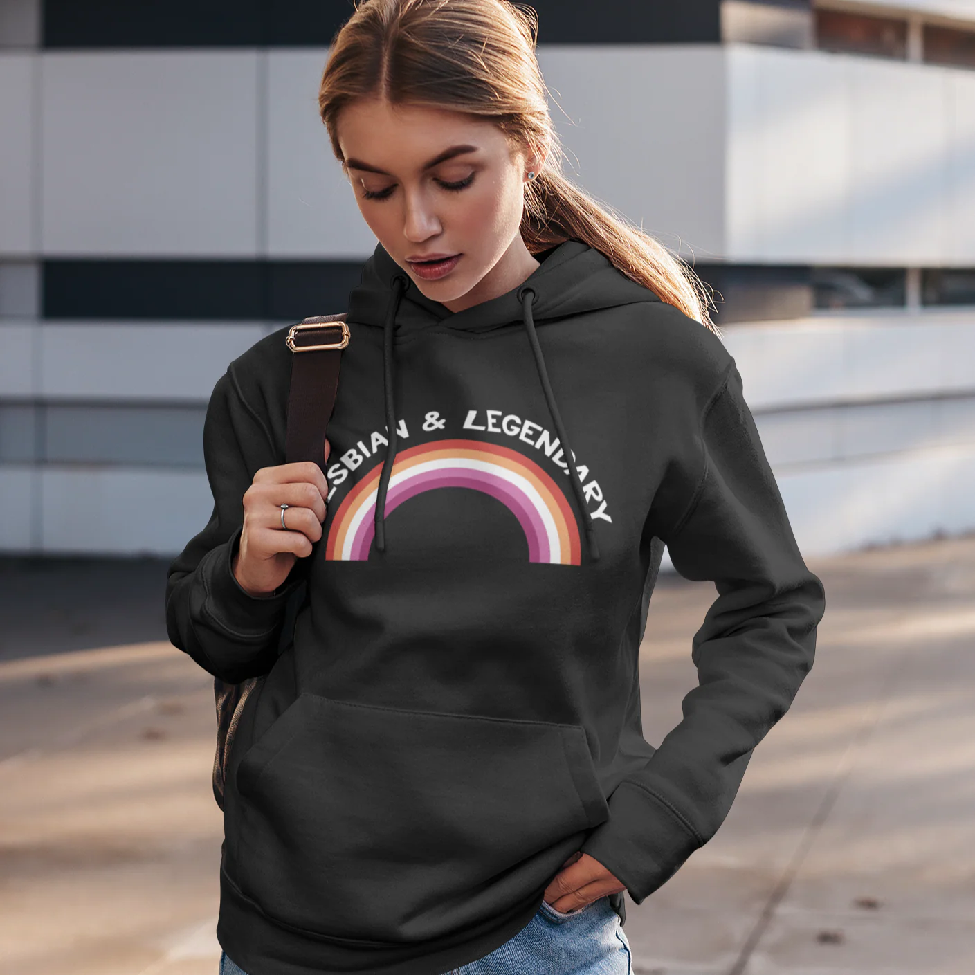 Lesbian & Legendary Hoodie - Image 5