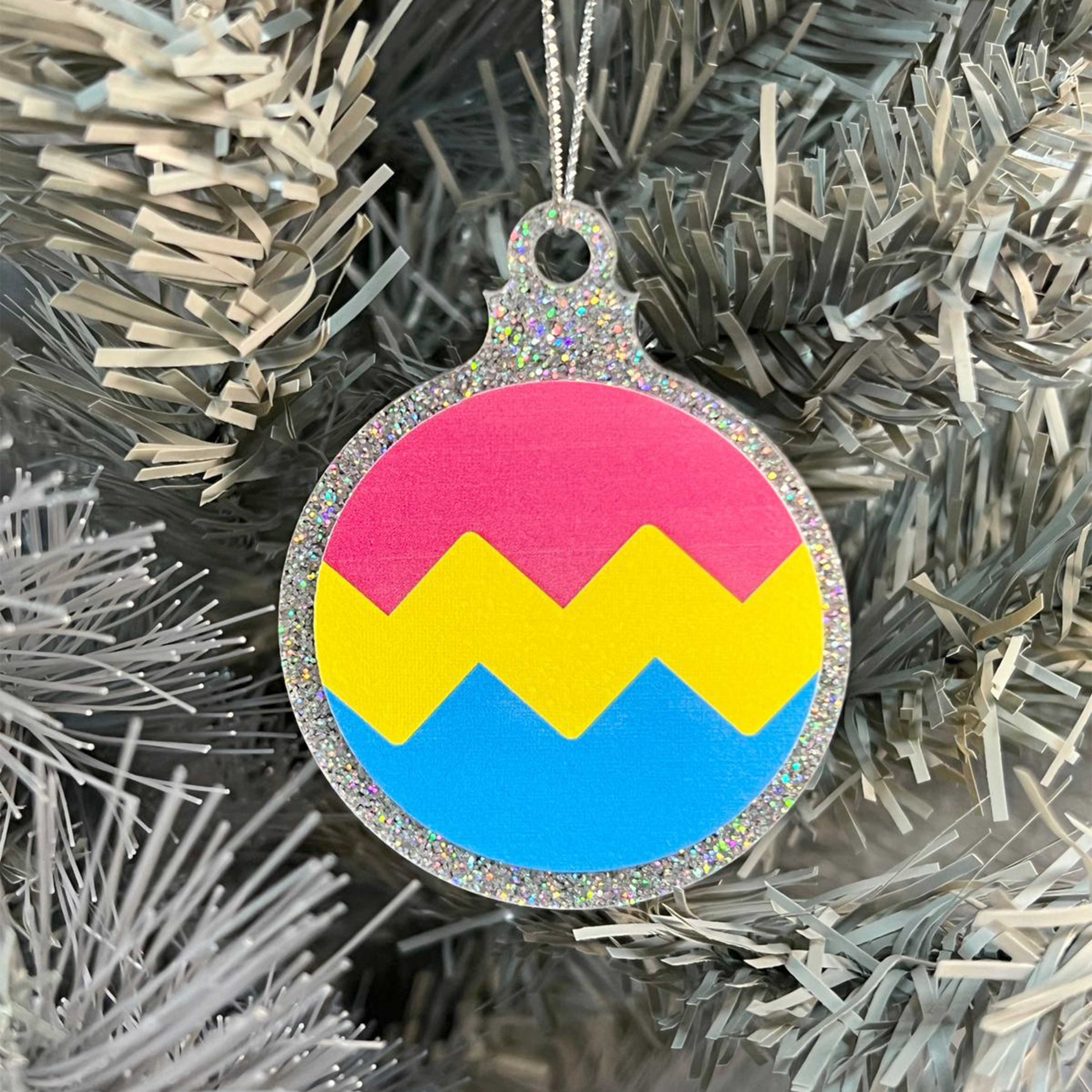 Lesbian Pride Flag Christmas Bauble - Image 7