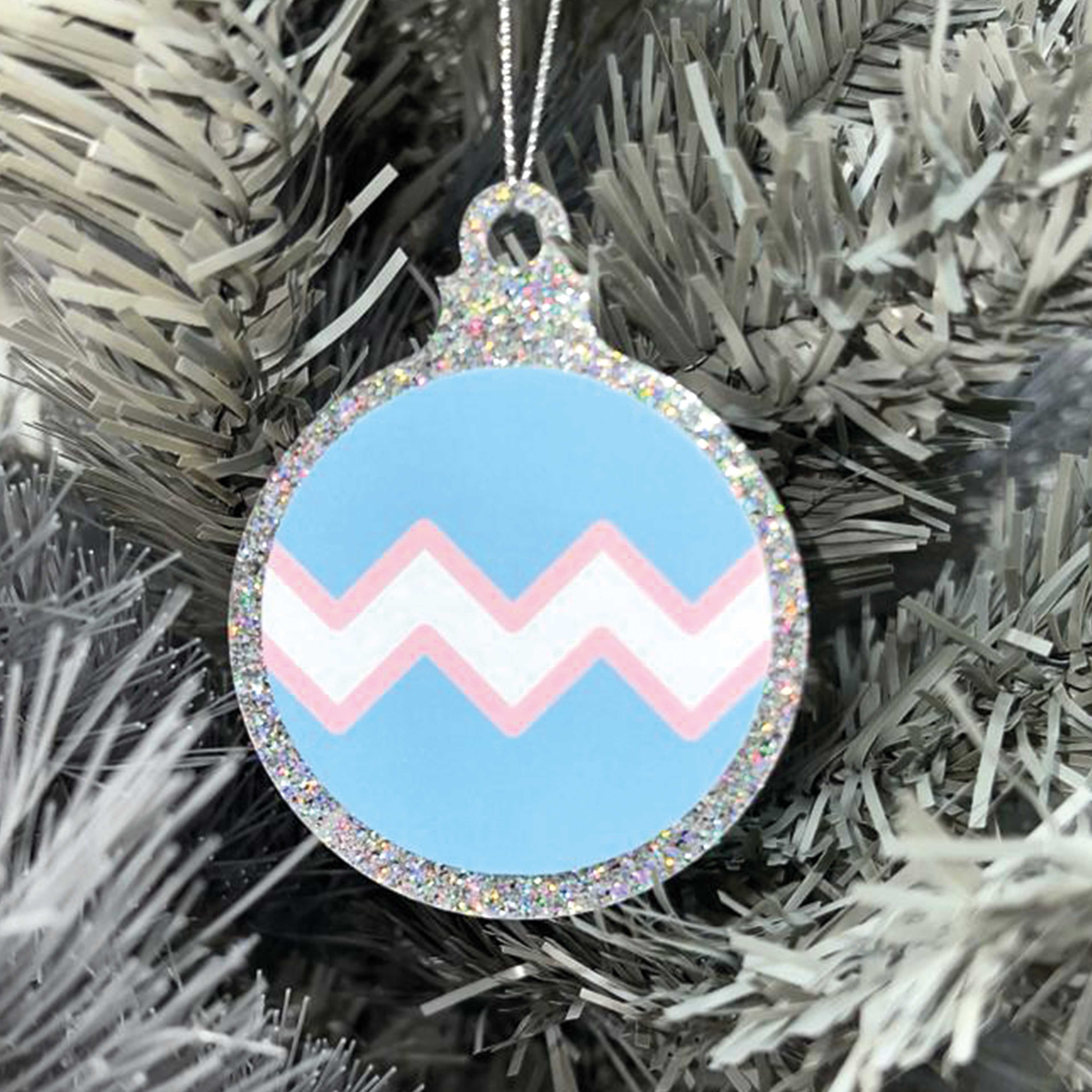 Lesbian Pride Flag Christmas Bauble - Image 8