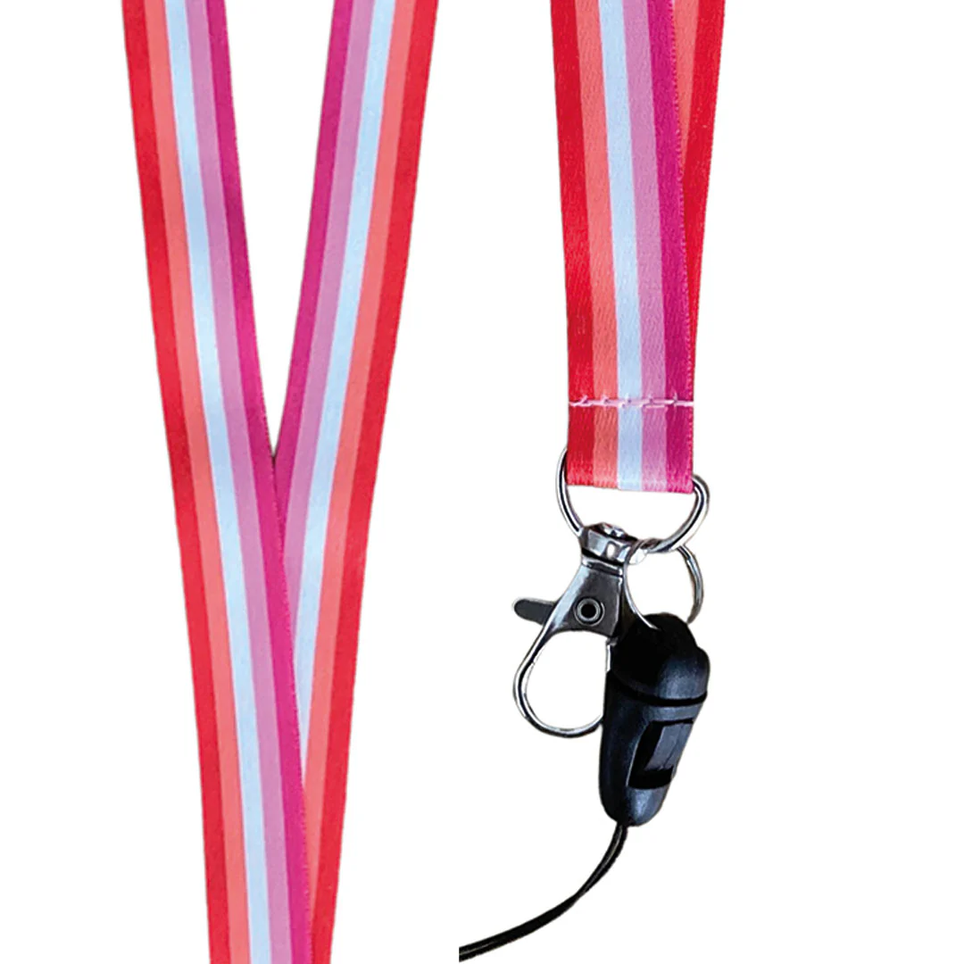 Lesbian Pride Flag Lanyard - Image 3