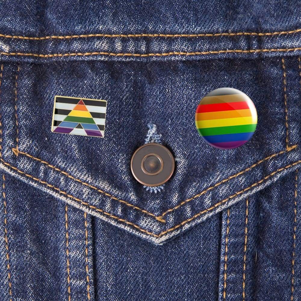 LGBTQ+ Ally Flag Pin - Image 2