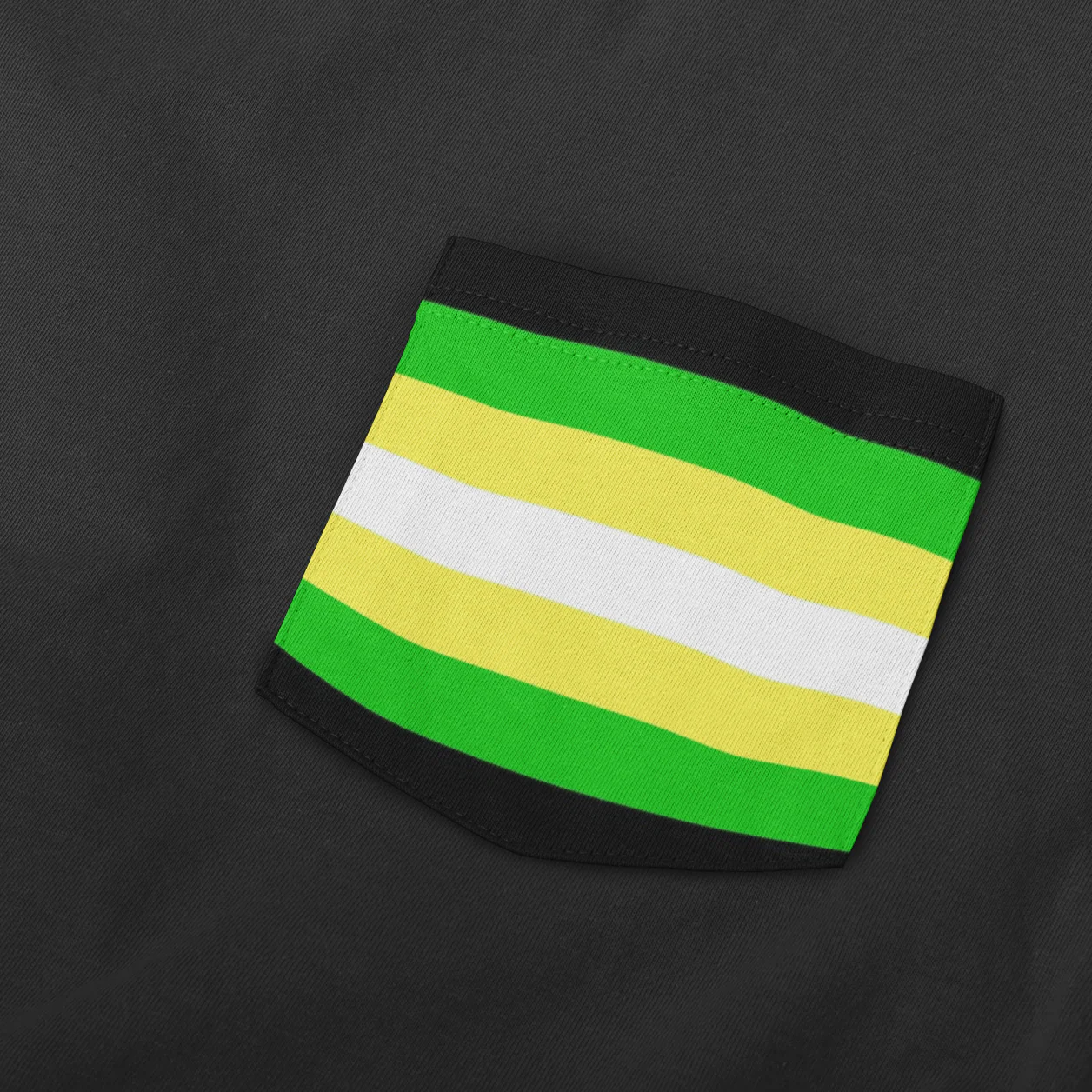 Metagender Pride Flag Pocket T Shirt - Image 2