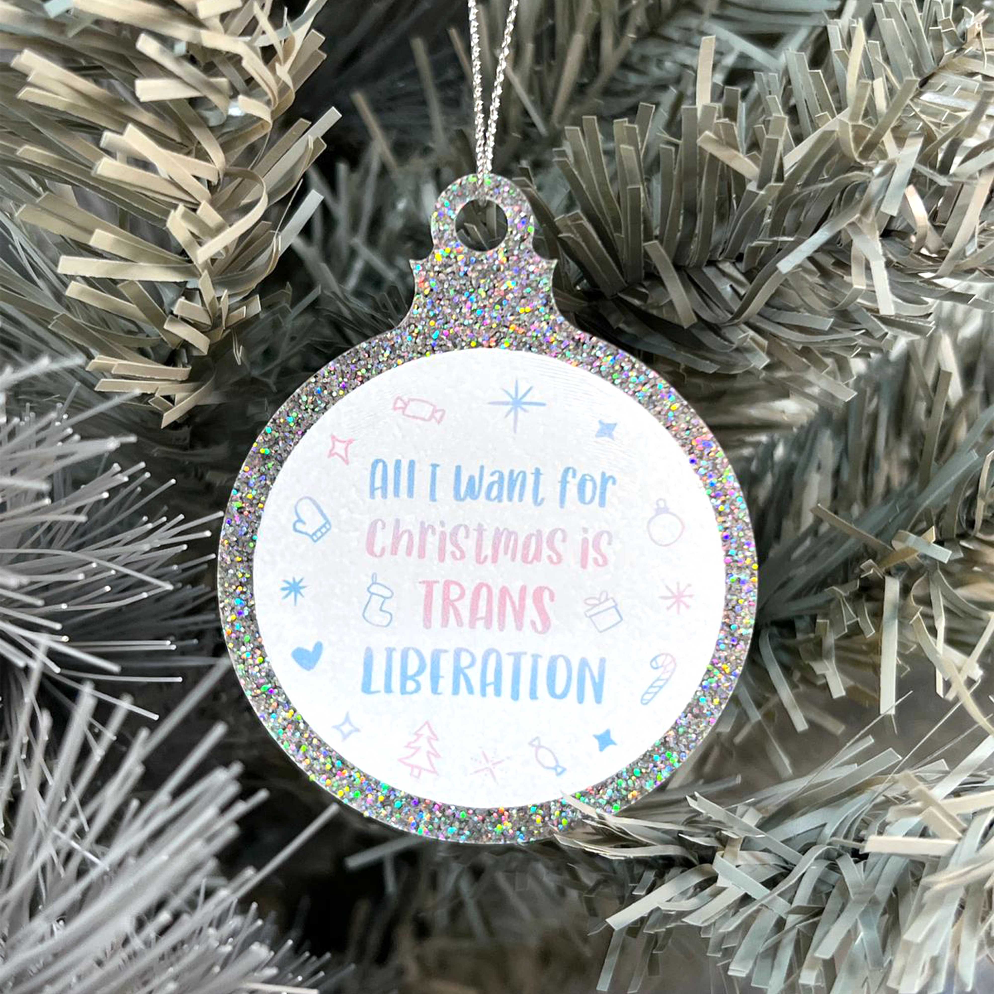 Mix & Match Pack of 4 Christmas Baubles - Image 11