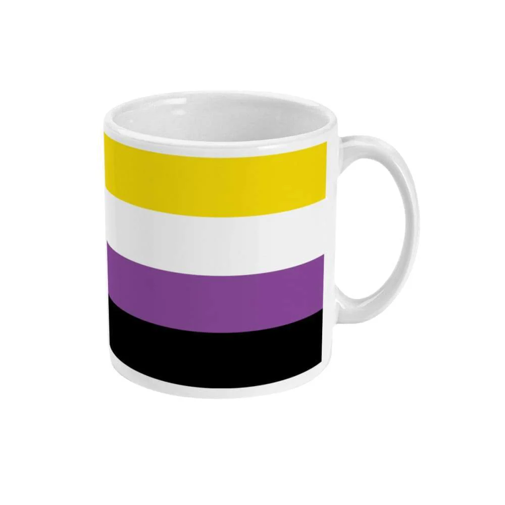 Non Binary Pride Flag Coffee Mug - Image 3