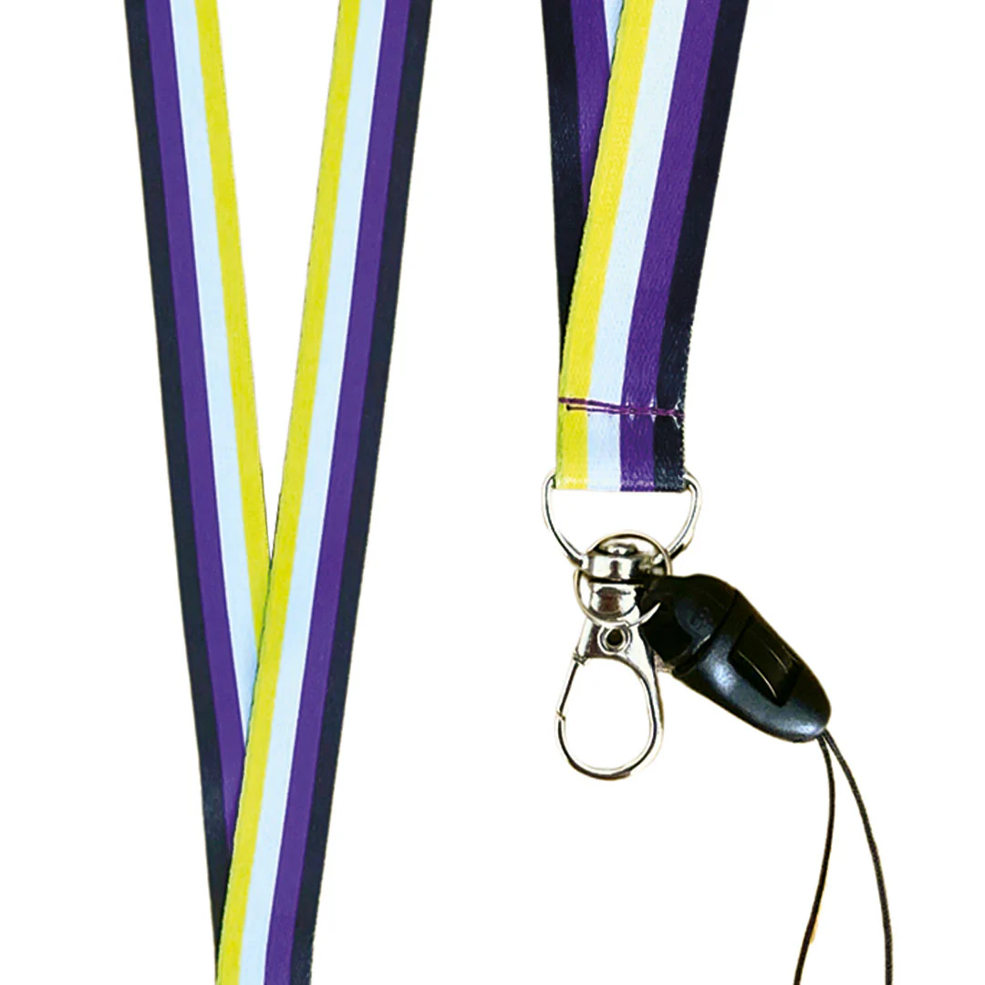 Non Binary Pride Flag Lanyard - Image 4