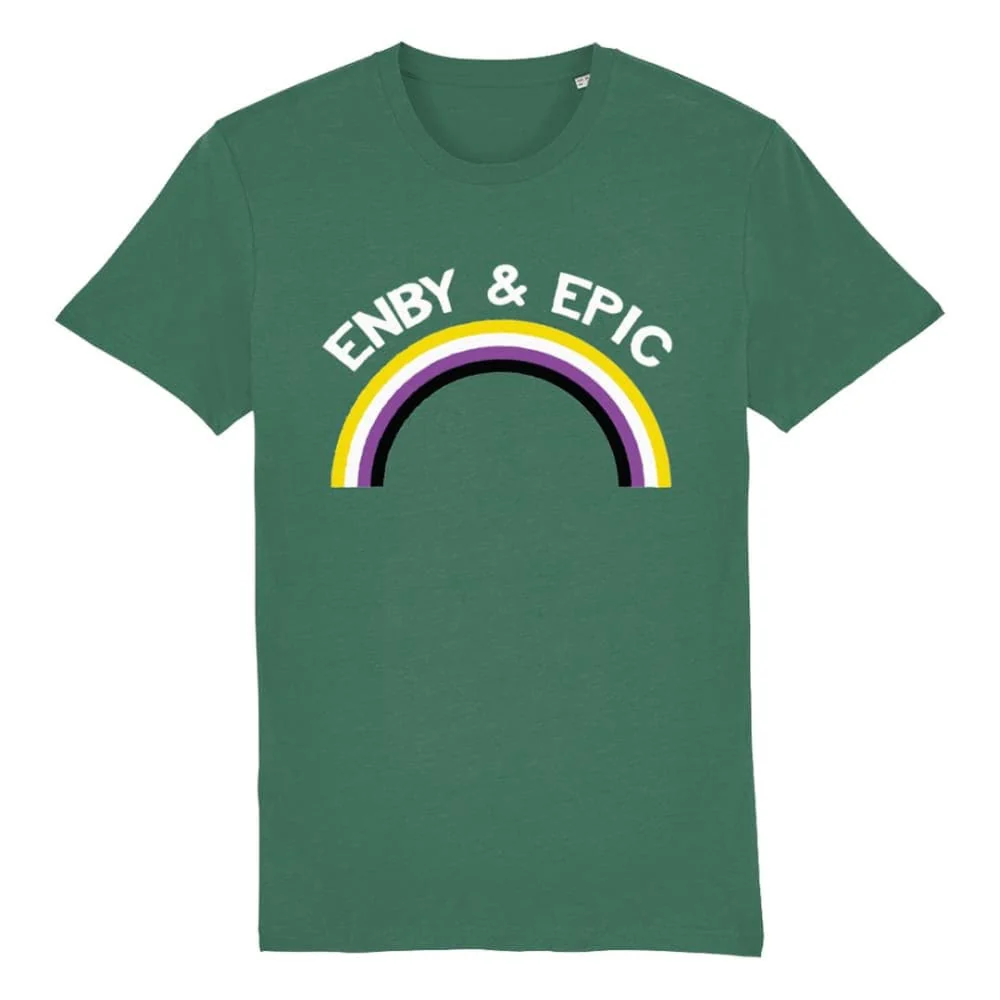 Non Binary Pride T Shirt | Enby & Epic - Image 2