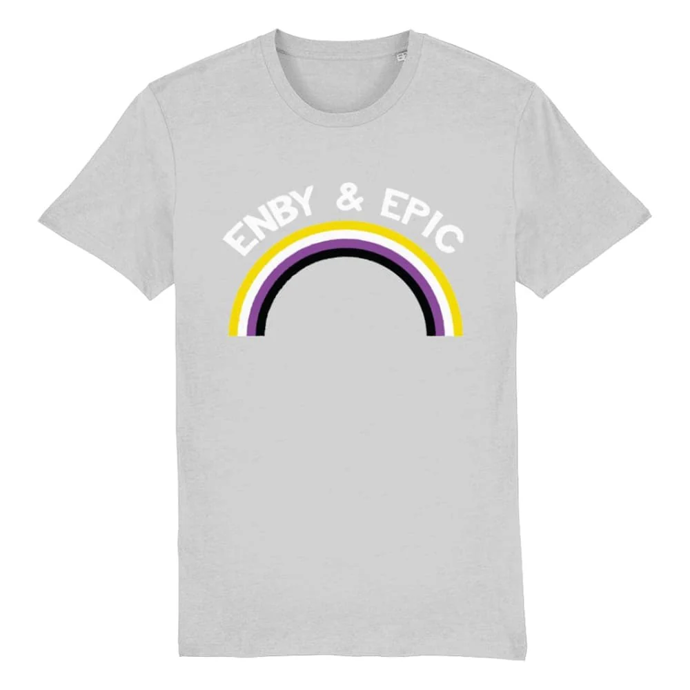 Non Binary Pride T Shirt | Enby & Epic - Image 4