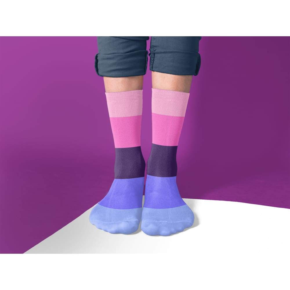 Omnisexual Pride Flag Tube Socks - Image 2