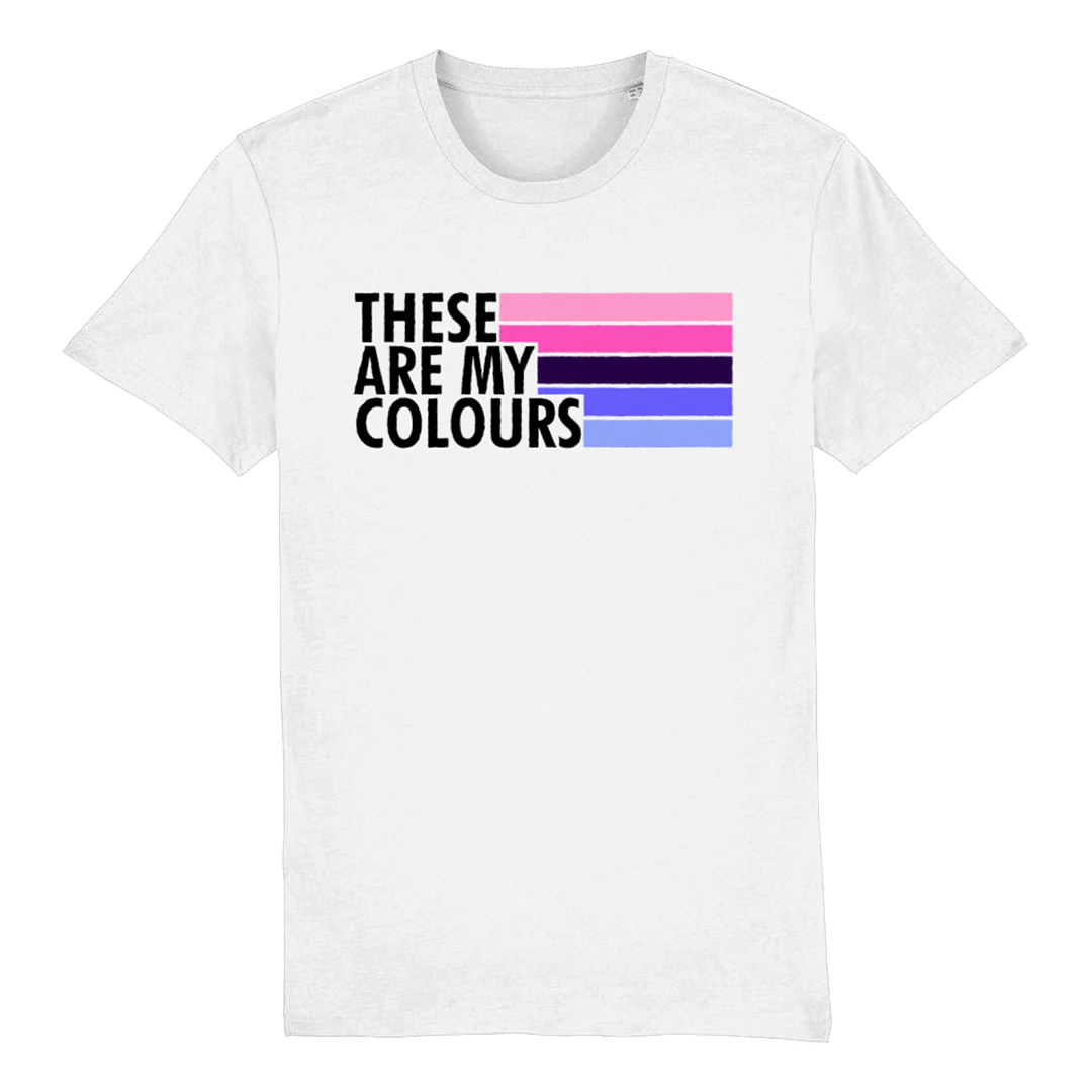 Omnisexual Pride Shirt - These Are My Colours - Image 2