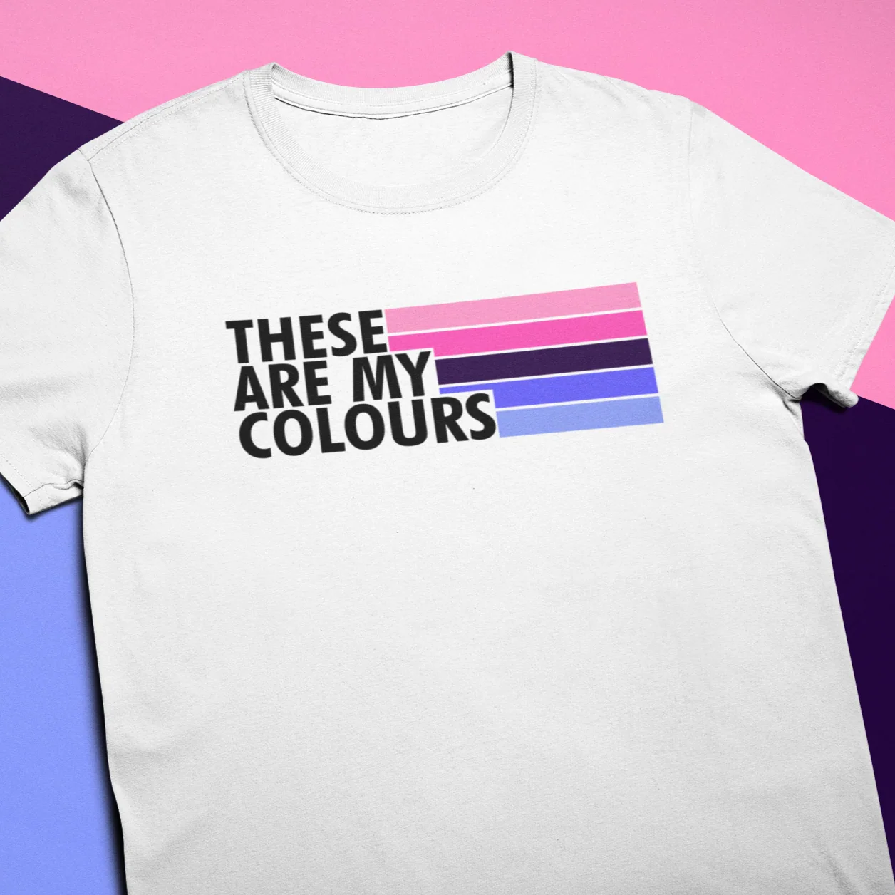 Omnisexual Pride Shirt - These Are My Colours - Image 3
