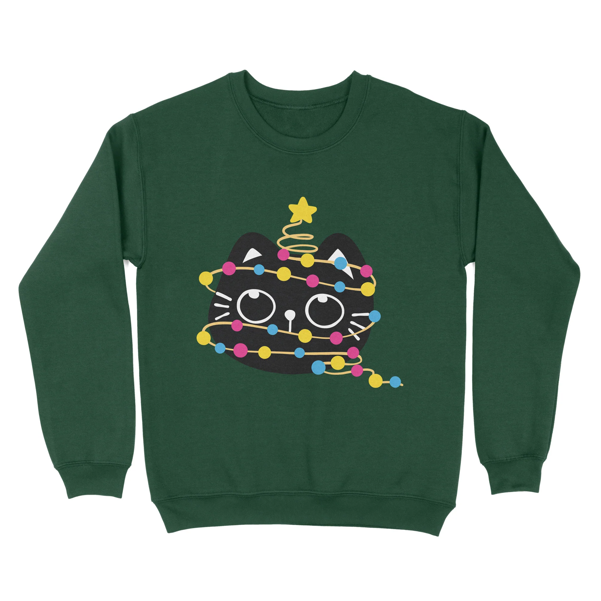Pansexual Cat Christmas Jumper - Image 3