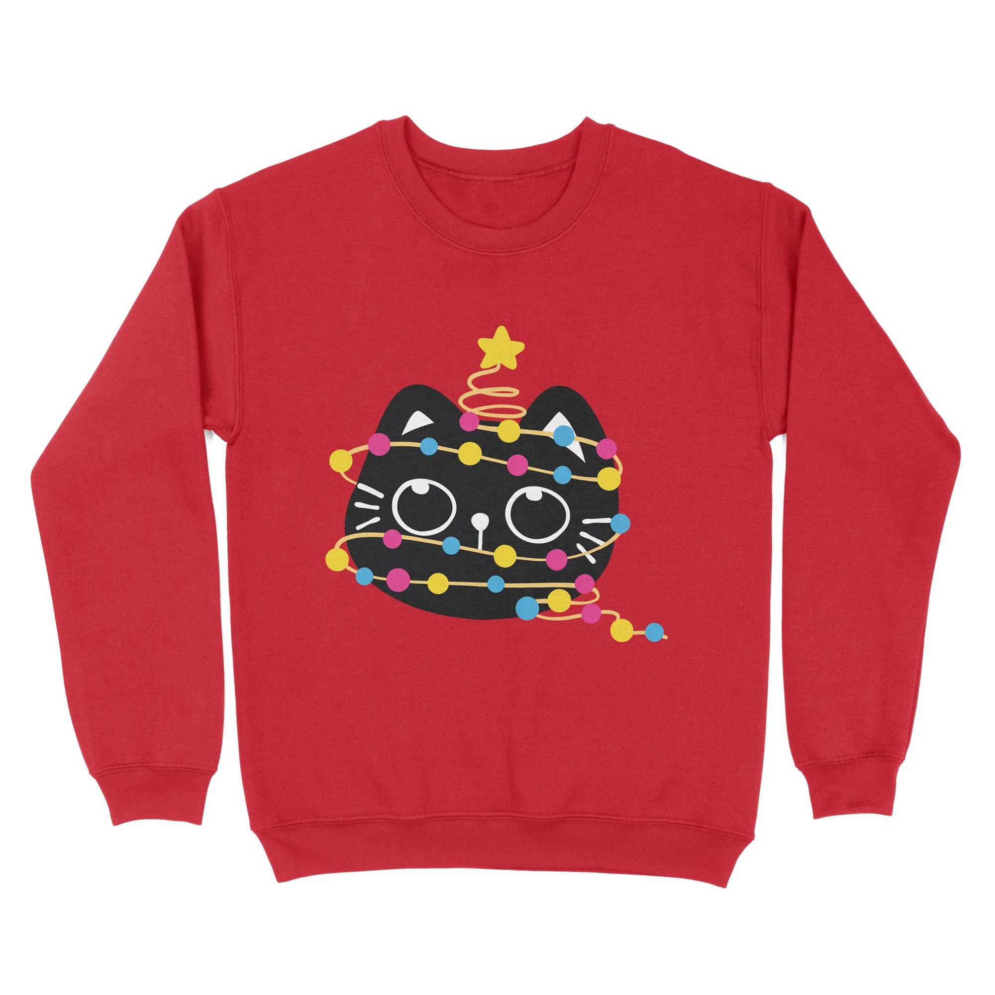 Pansexual Cat Christmas Jumper - Image 4