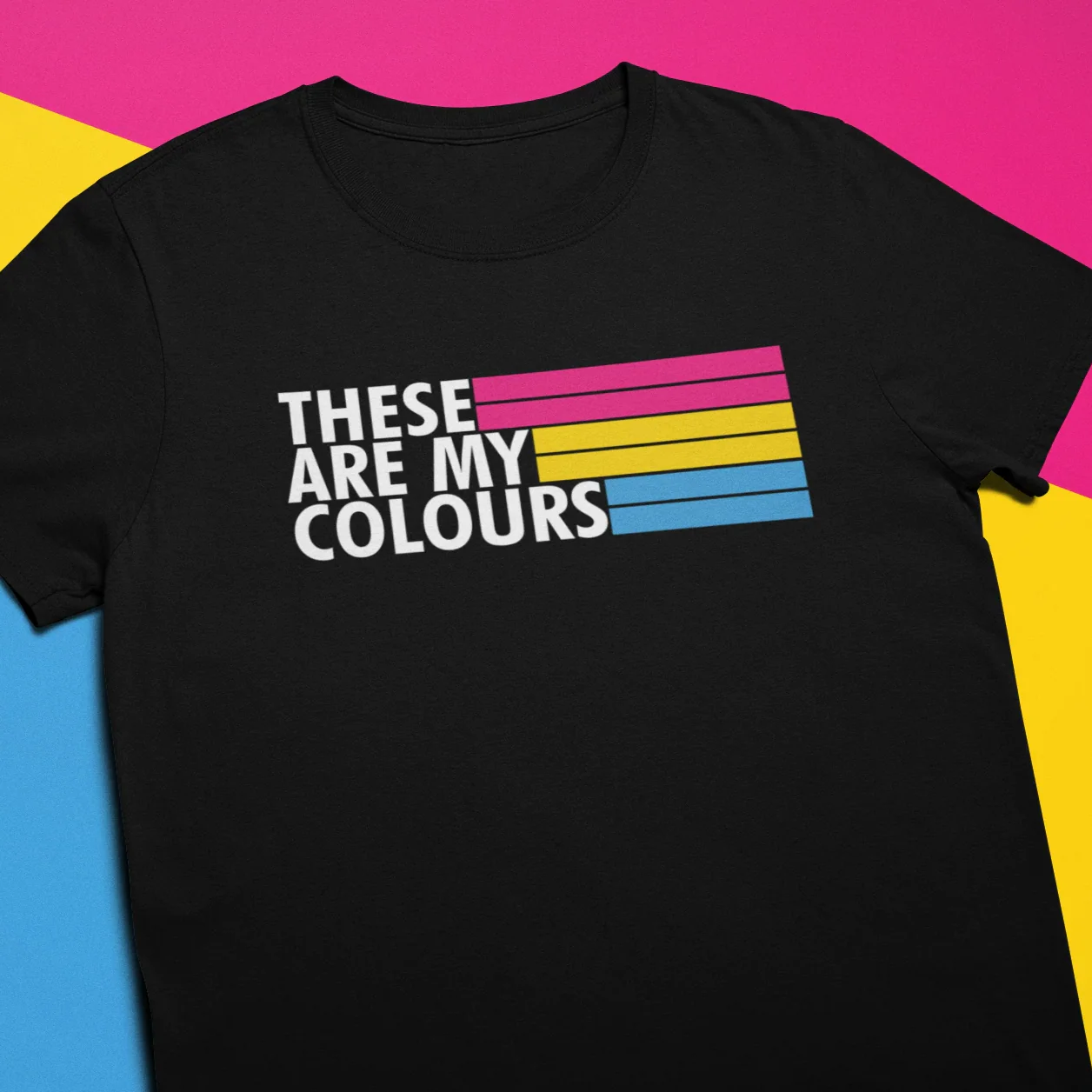 Pansexual Pride Shirt - These Are My Colours - Image 3