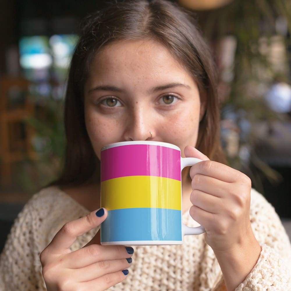Pansexual Pride Flag Coffee Mug - Image 4
