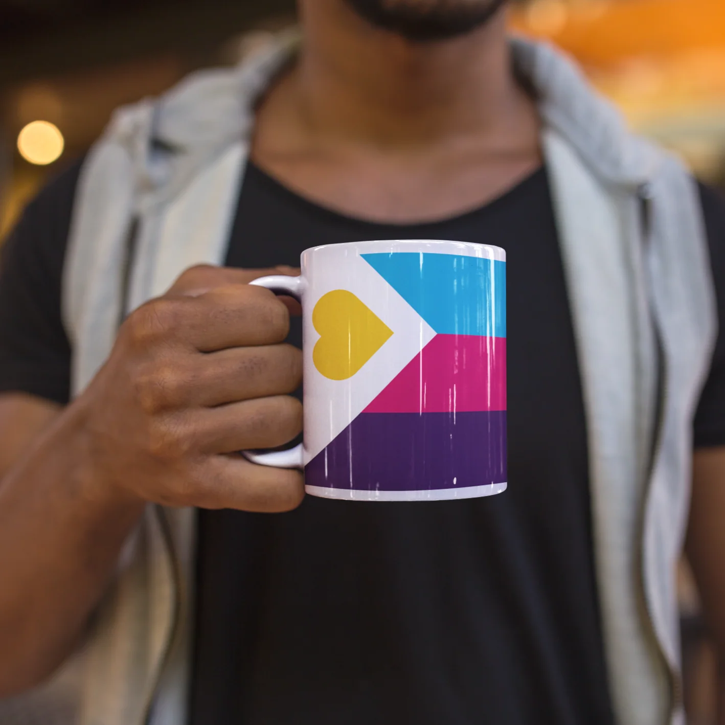 Polyamory Pride Flag Coffee Mug - Image 4