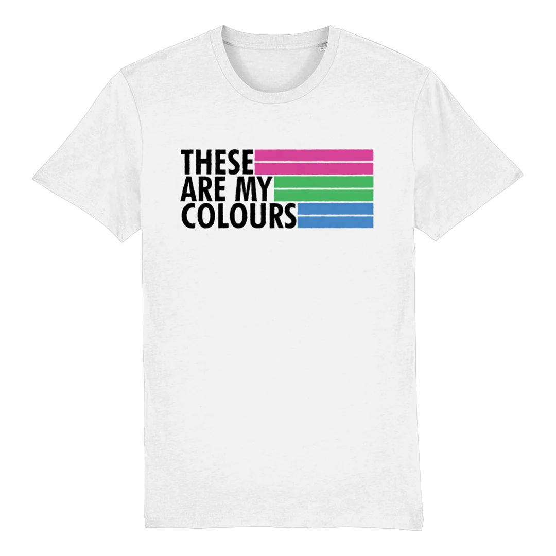 Polysexual Pride Shirt - These Are My Colours - Image 2