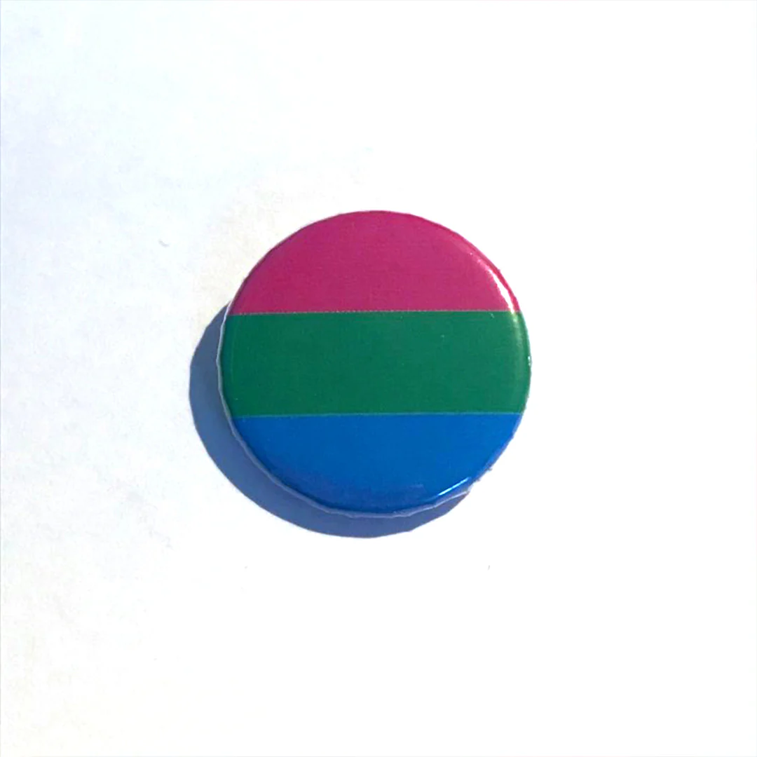 Polysexual Pride Flag Badge - Image 2