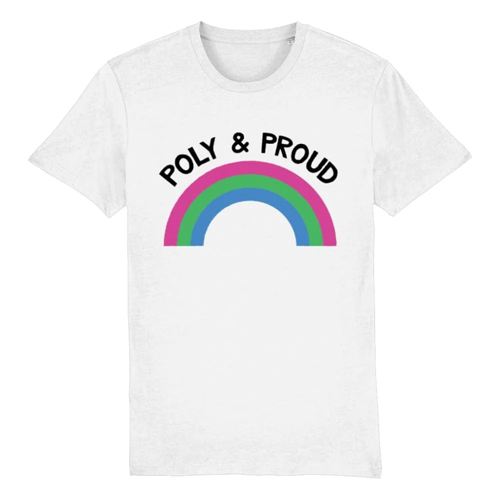 Polysexual Pride T Shirt | Poly & Proud - Image 2