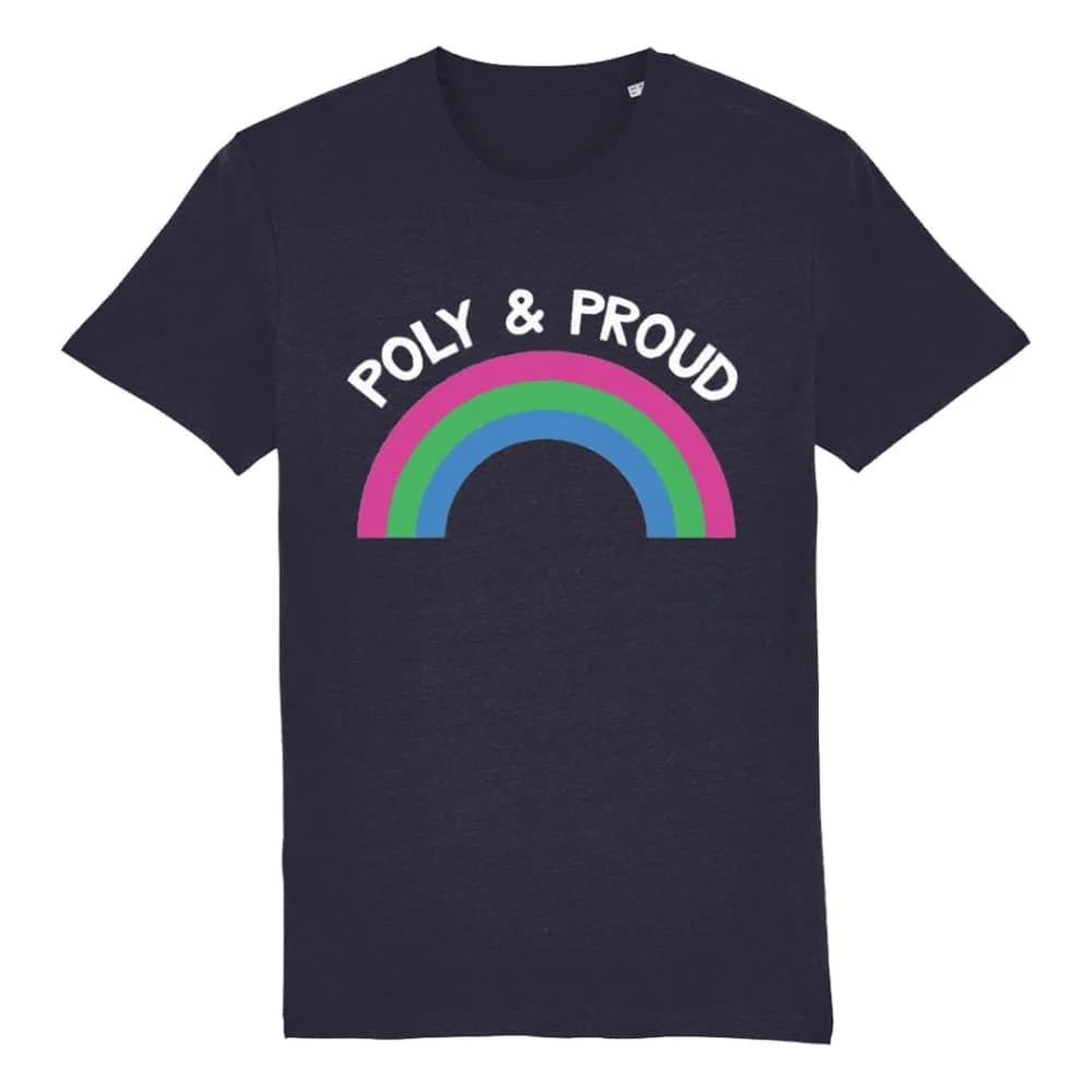 Polysexual Pride T Shirt | Poly & Proud - Image 3