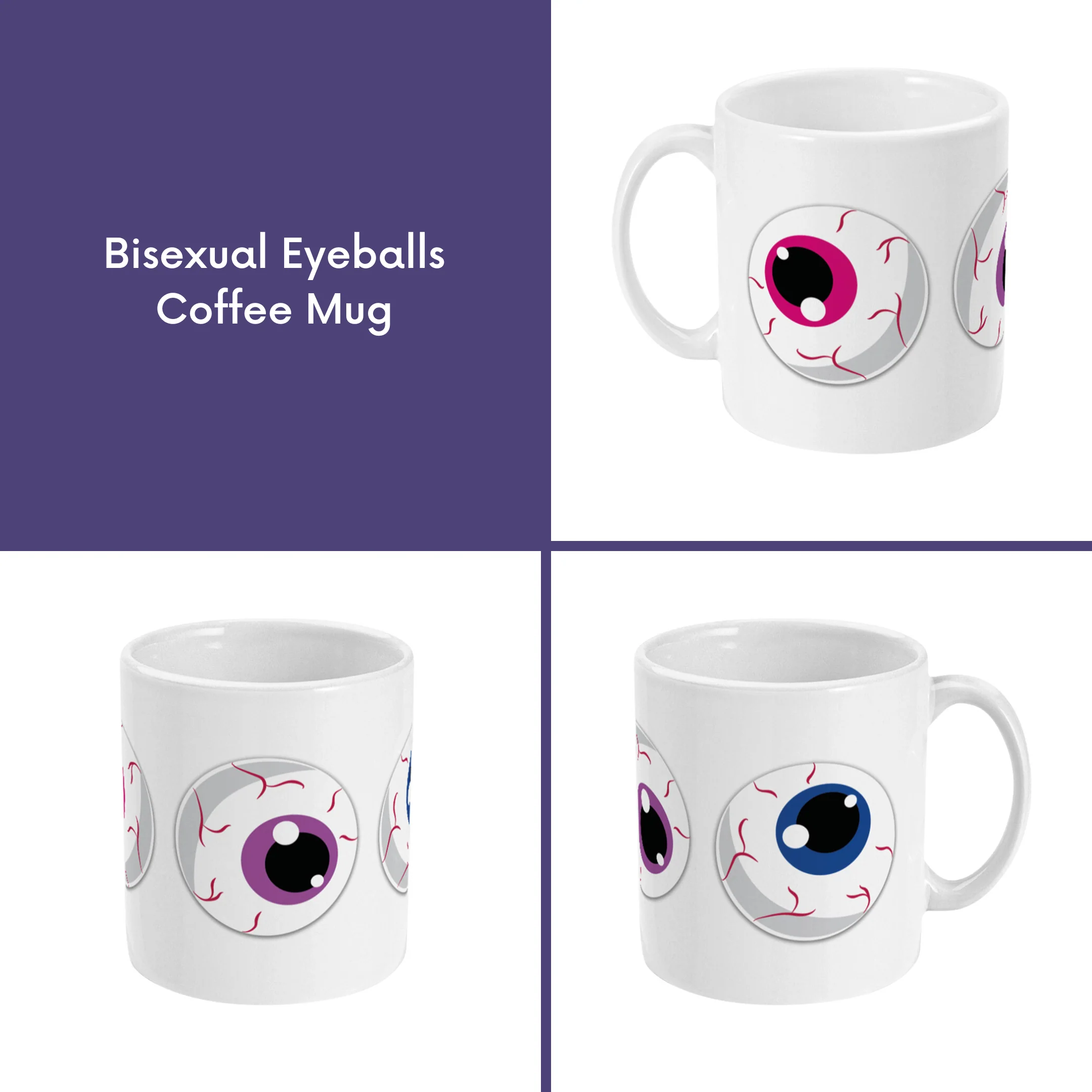 Subtle Pride Eyeballs Coffee Mug - Image 5