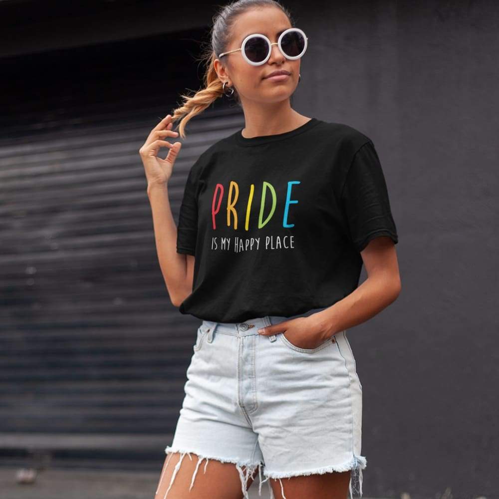 Pride is my Happy Place T Shirt - Image 3
