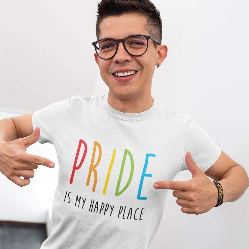 Pride is my Happy Place T Shirt - Image 4