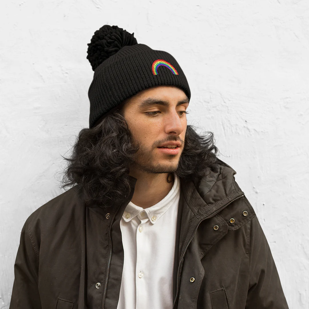 Pride Rainbow Beanie Hat - Image 7