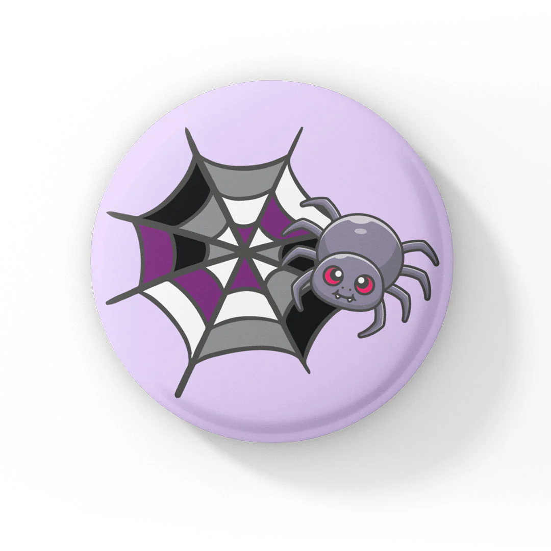 Subtle Pride Spider Badge - Image 2