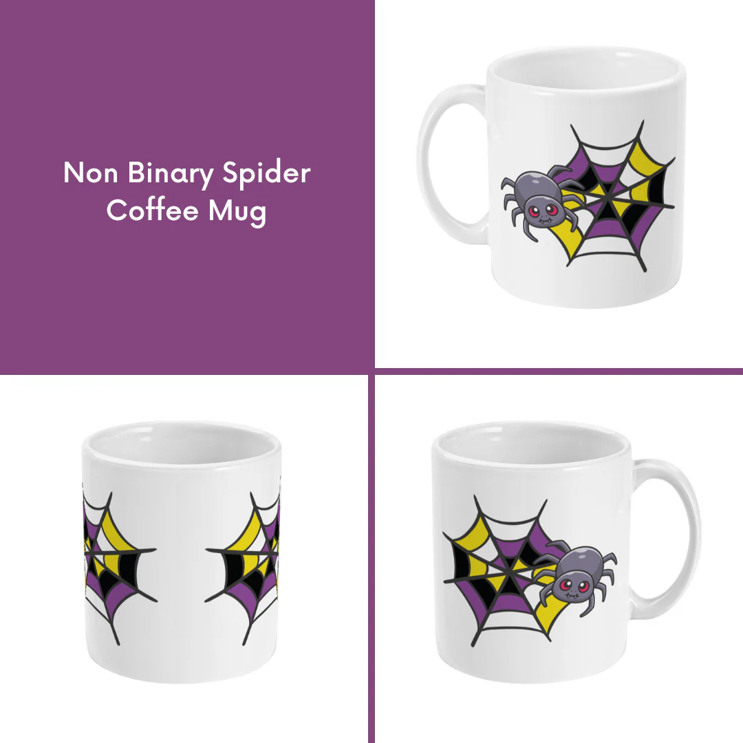 Subtle Pride Spider Coffee Mug - Image 10