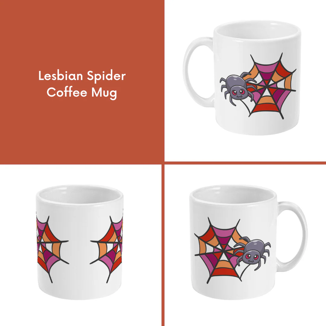 Subtle Pride Spider Coffee Mug - Image 7