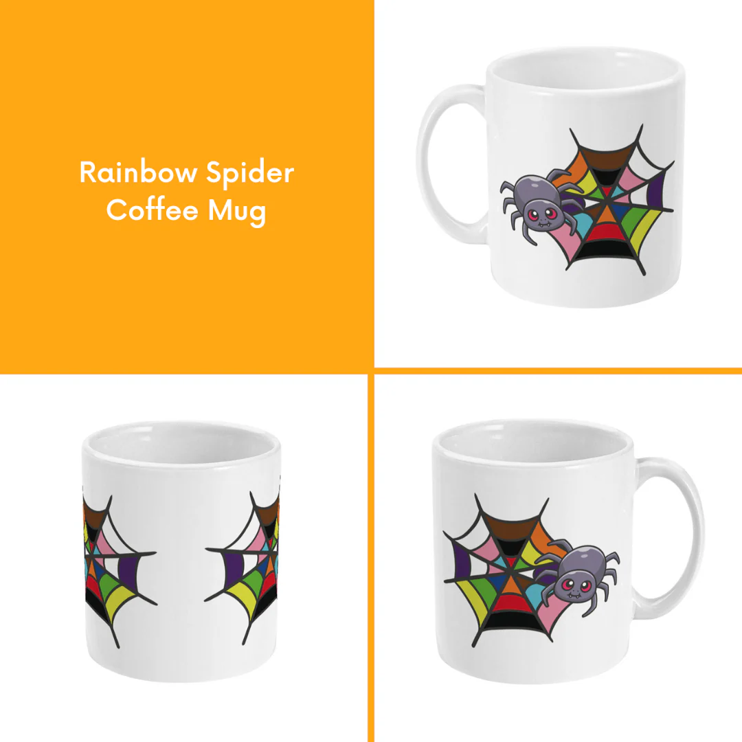 Subtle Pride Spider Coffee Mug - Image 9