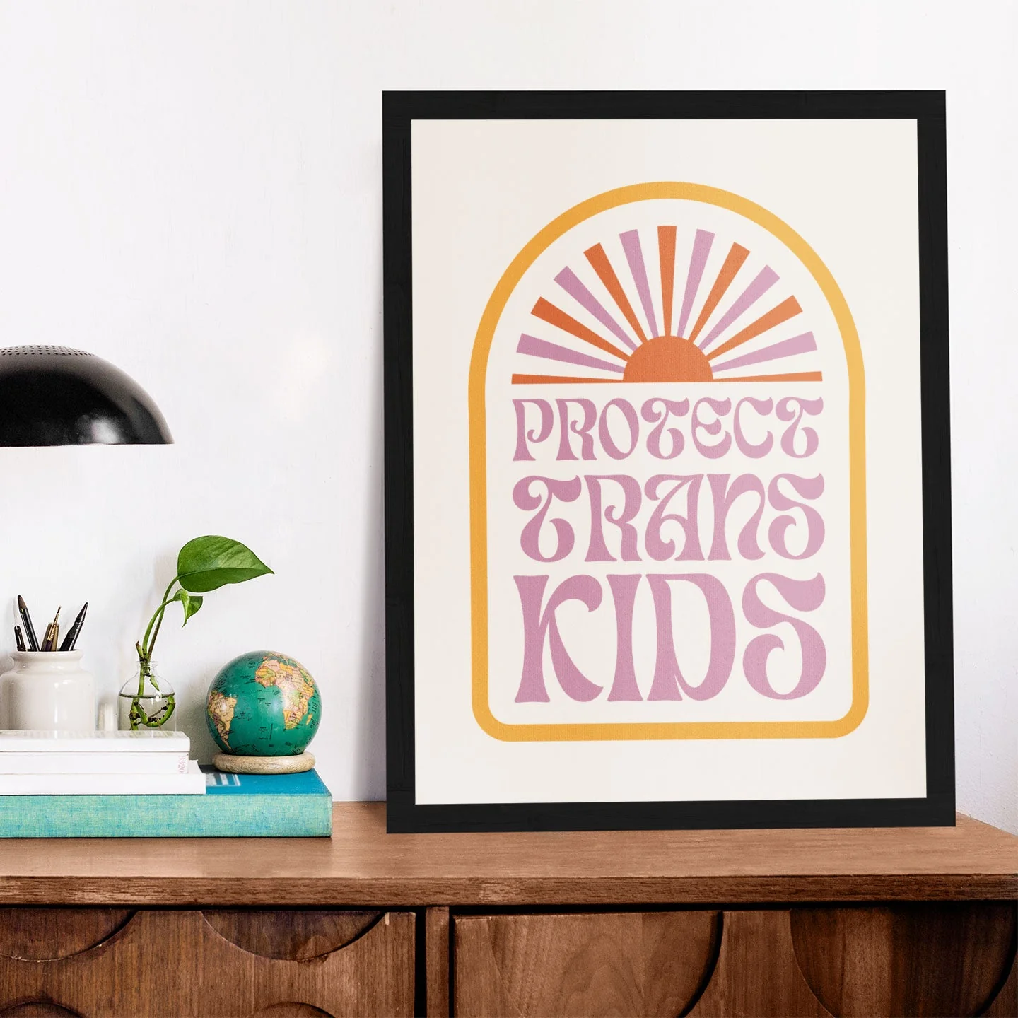 Protect Trans Kids Art Print - Image 3