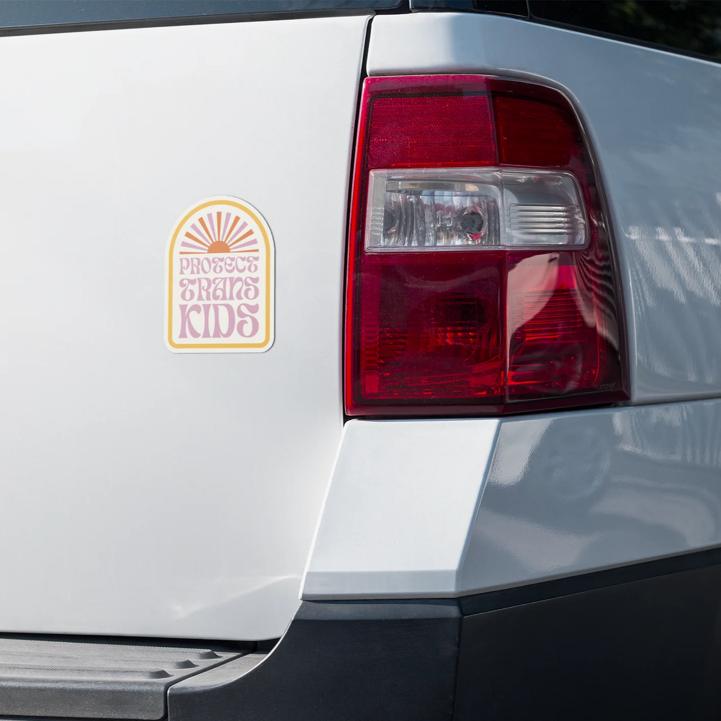 Protect Trans Kids Vinyl Sticker - Image 2