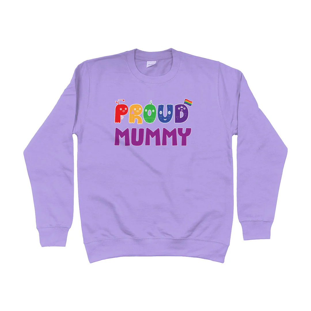 Customisable Proud Parent Pride Sweatshirt - Image 2