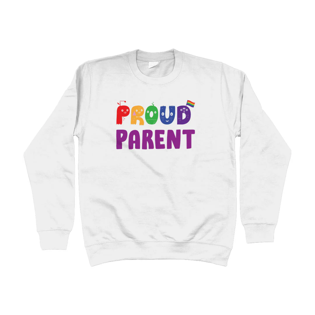 Customisable Proud Parent Pride Sweatshirt - Image 4
