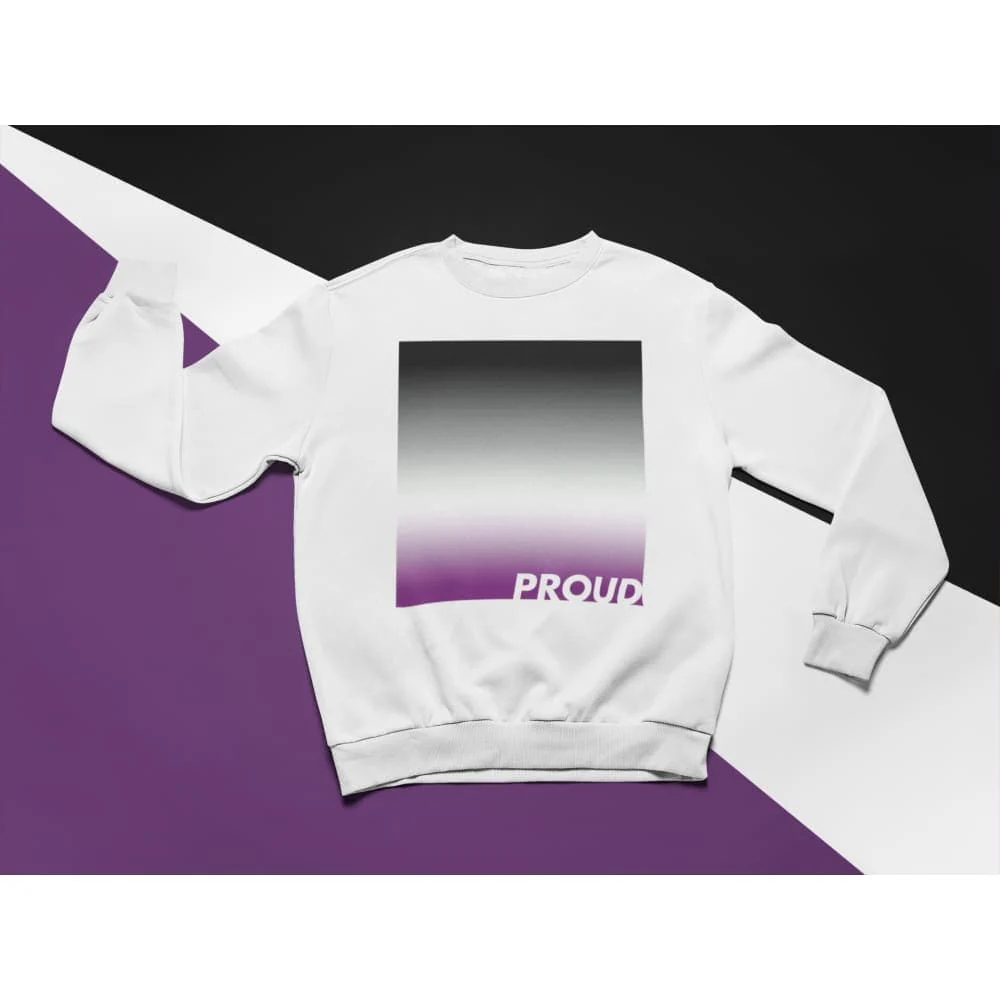 Proud Asexual Sweatshirt - Image 2