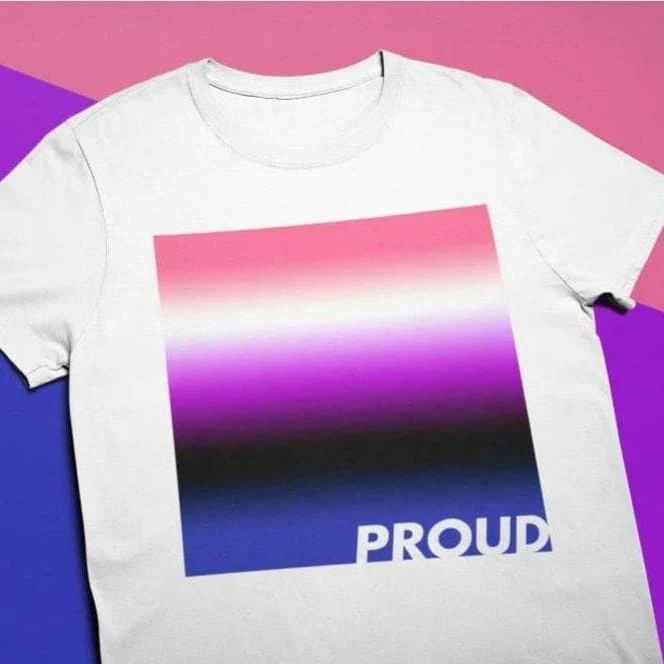 Proud Genderfluid T Shirt - Image 2