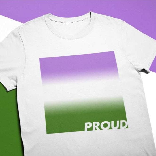 Proud Genderqueer T Shirt - Image 2