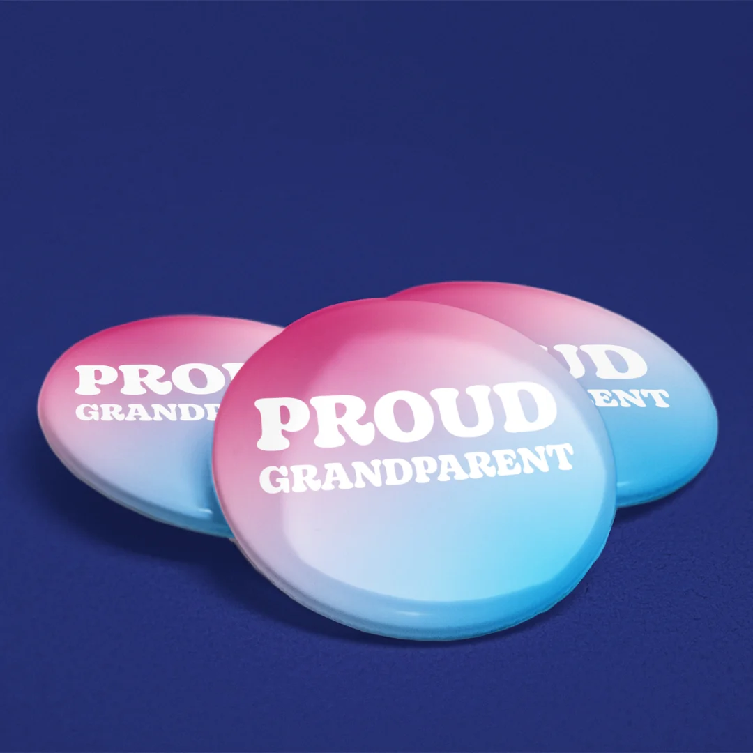 Proud Grandparent Transgender Badge - Image 2