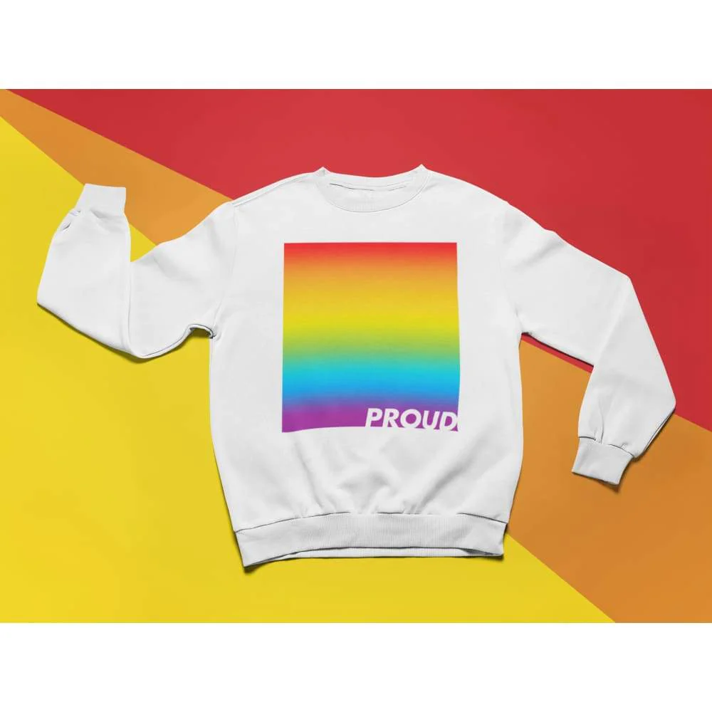 Proud LGBTQ+ Rainbow Sweatshirt - Image 2