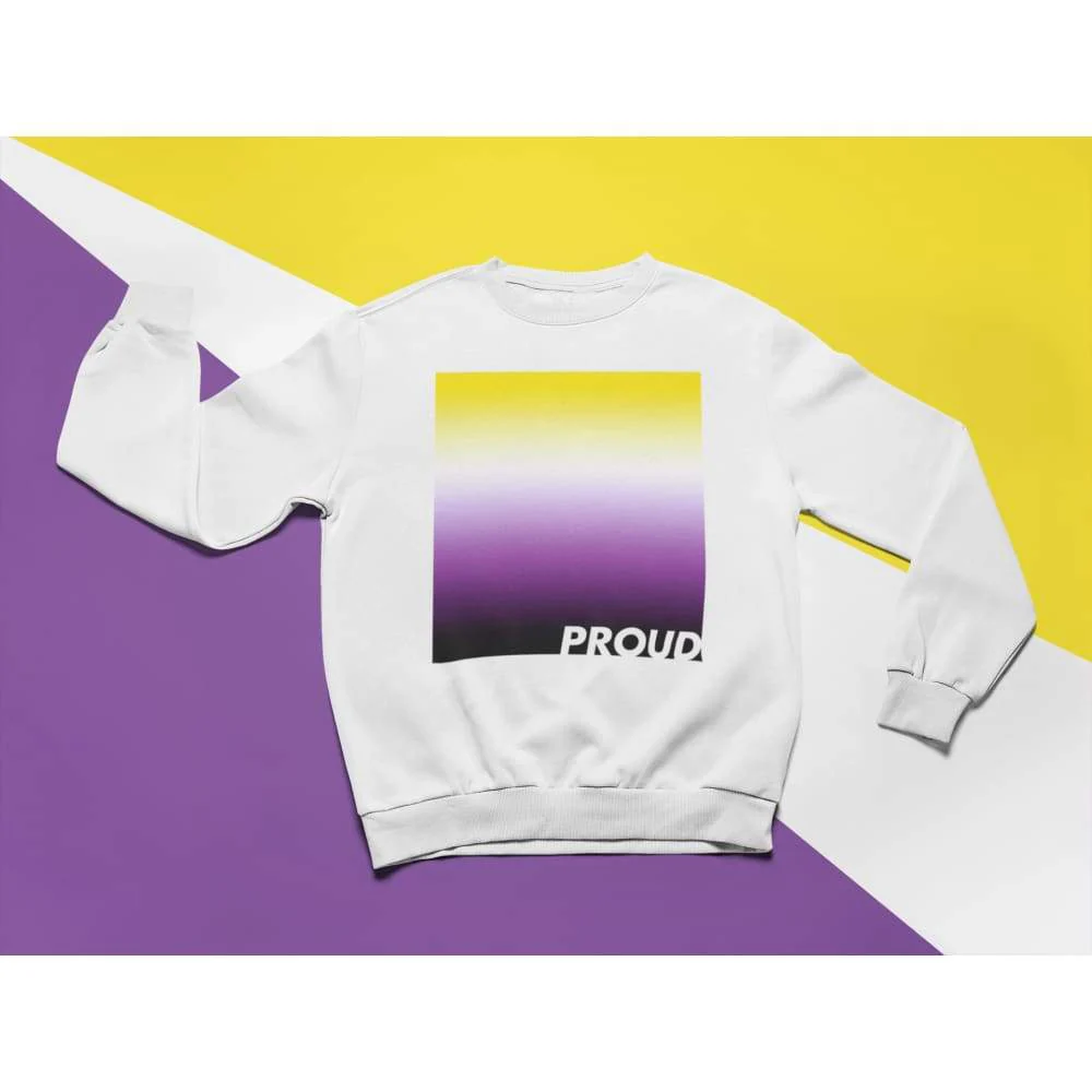 Proud Non Binary Sweatshirt - Image 2